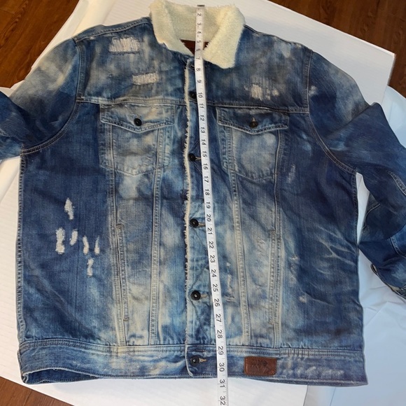 🔥🔥PRPS Acid Wash Denim Fully insulated Trucker Jacket Size: XXL🔥🔥 - Picture 6 of 16